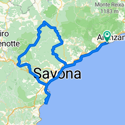 Bergeggi via Giovo e Cadibona