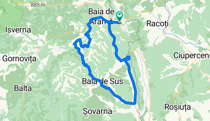 Apa Neagra - Comanesti - Baluta - Padurea de Liliac - Baia de Arama