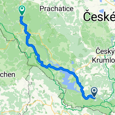 Lipno-Kubova Hut Etappe 1