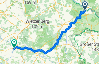 Route in der Bikemap App öffnen