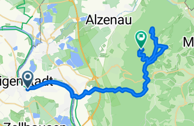 Route in der Bikemap App öffnen