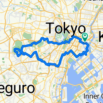 Tokyo Great Cycling Tour - Route C (Cool Tokyo Ride)