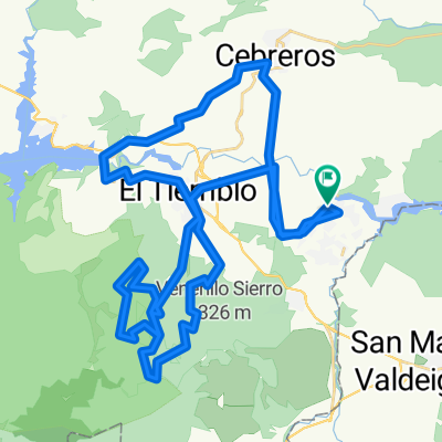 Puente Nuevo-Cebreros-El burguillo-El castañar del Tiemblo-Puente Nuevo