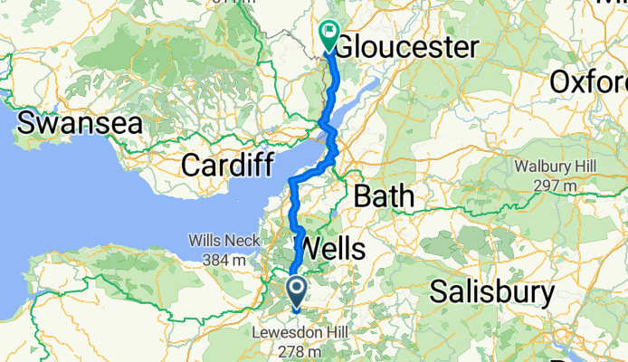 LEJOG Day 3 Muchelney, Abbey Farm to Symonds Yat