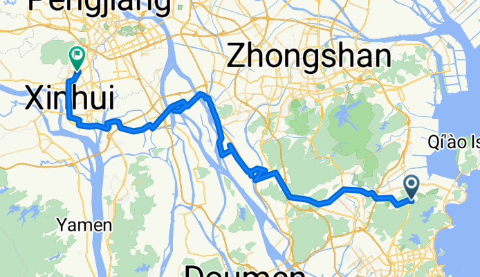Zhuhai to Jiangmen