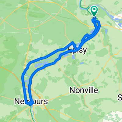 moret s/ loing canal-Nemours-Grez-Montigny