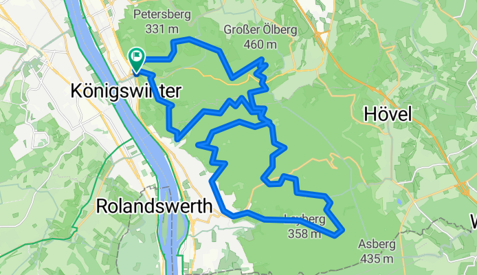 Singletrailtour Siebengebirge