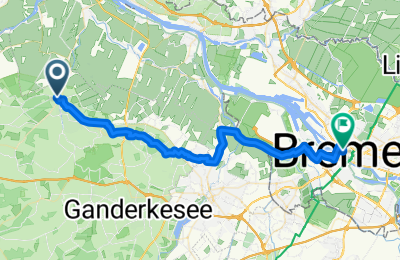 Route in der Bikemap App öffnen