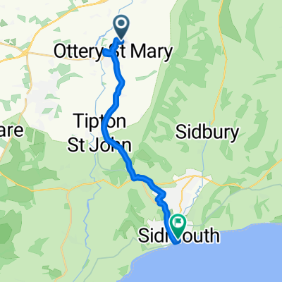 ottery to sidmouth