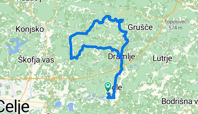 Goričica - Marija Dobje - Straža na gori - Goričica