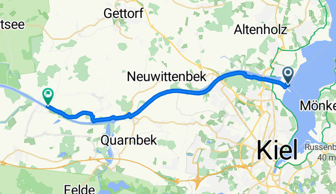 Kiel - Großkönigsförde 18km