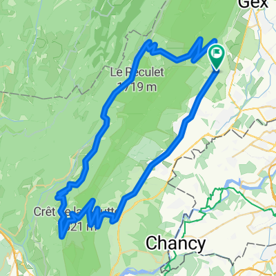 Col de Crozet - Lélex - Col du Sac (projet)