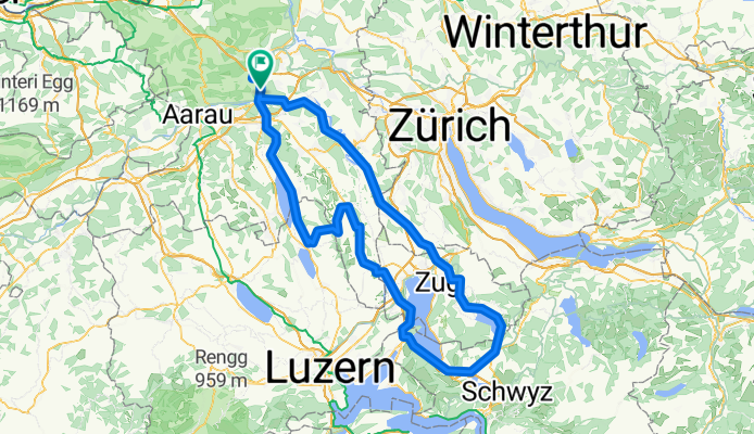 Ägerisee - Sattel - Arth - Muri - Lindenberg