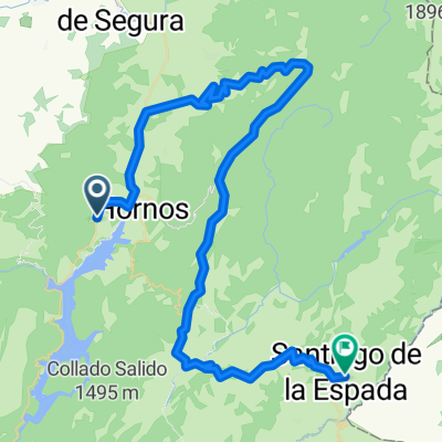 Hostal Losam to Santiago via Segura