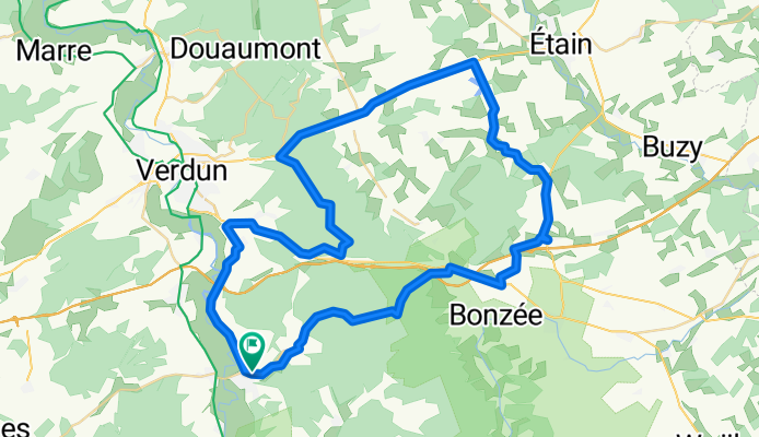 Verdun 63Km 2 salite H+960