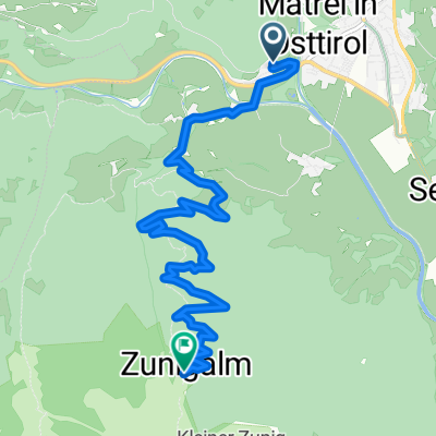 zedl - zunig kurz u steil