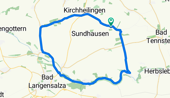 Kleinbahnradweg und Unstrutradweg