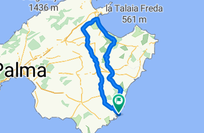 Route in der Bikemap App öffnen