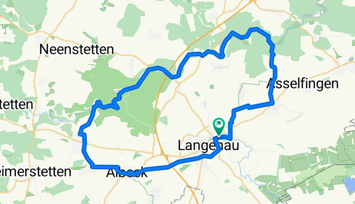 Rundtour Langenau über Bernstadt ins Lontal und Lindenau
