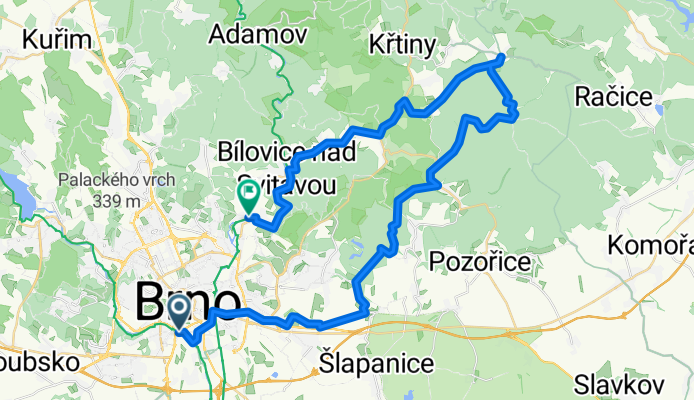 2015-04-16 SOC - Podoli - Hostenice - Hadek - Bukovinka - Kanice - Bilovice - Obrany