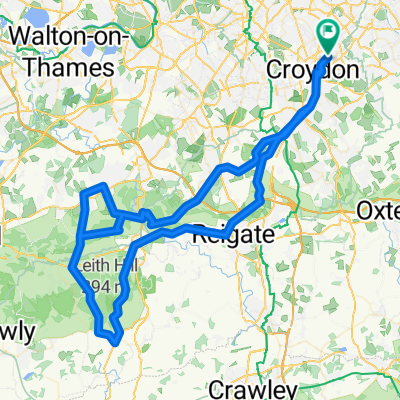 Croydon to Surrey Hills