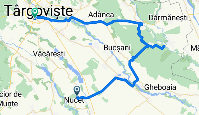 Nucet - Zibraria Neagra - Targoviste