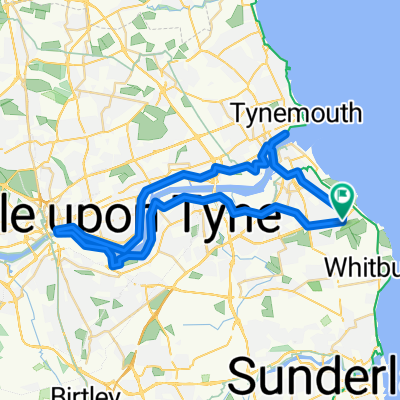 south shields/Newcastle loop