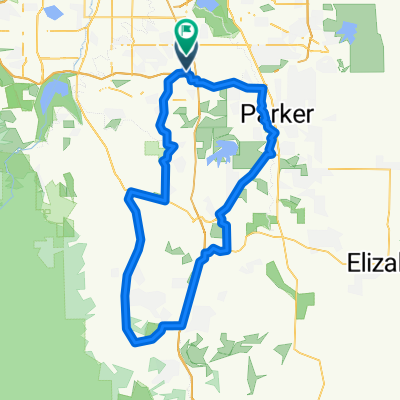 Sedalia, Tomah Road, Parker Rundfahrt