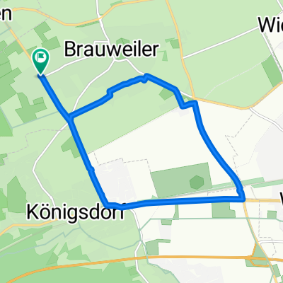 Dansweiler - Königsdorf - Clarenhof - Neu Freimersdorf - Brauweiler Mühle - Dansweiler