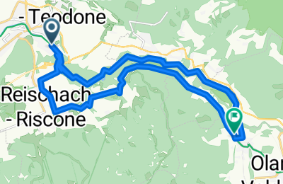 Route in der Bikemap App öffnen