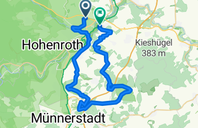Route in der Bikemap App öffnen