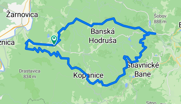 Veľký hodrušský okruh - Banská Štiavnica a okolie