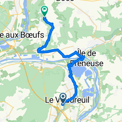 Retour Le Vaudreuil St Aubin