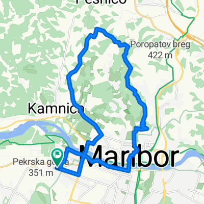 Maribor with Piramida and town center