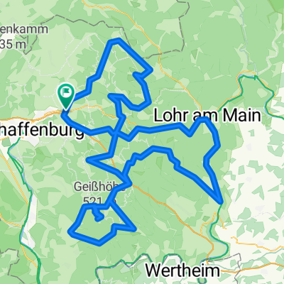 3. XK Treffen Gesamtstrecke