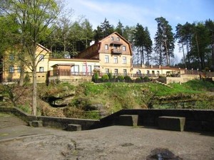 Punto saliente 1 lungo il percorso Bikemap "Děčín - Belveder - Dolský mlýn - Markvartice - Děčín"