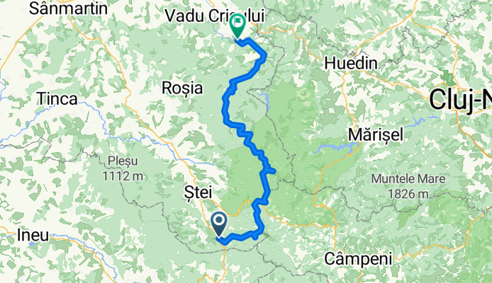 Cristioru de jos - Vf Bihoru - Padis - Stana de Vale - Baraj Lesu - Bratca