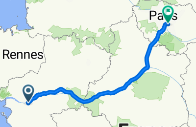 Route in der Bikemap App öffnen