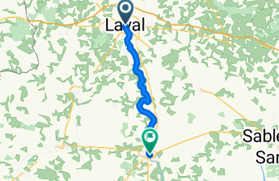 Route in der Bikemap App öffnen