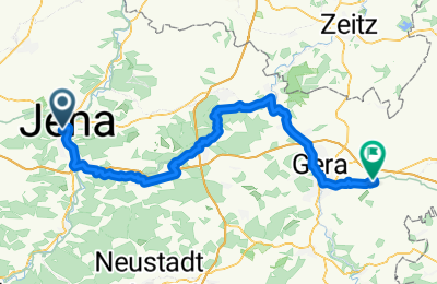Route in der Bikemap App öffnen