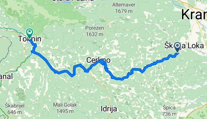 Open this route in Bikemap Web