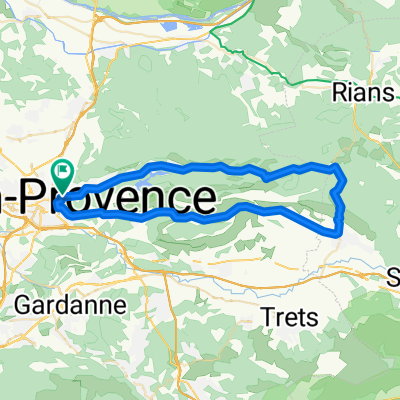 Marseille-5c: Rundtour Montagne Ste Victoire