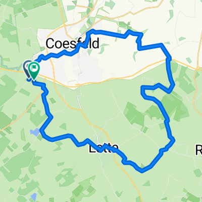 rund um Coesfeld ca. 30 km (Wabe 94 abgeändert)