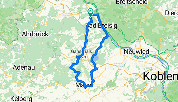 Sinzig-Mayen-Maria Laach-Sinzig