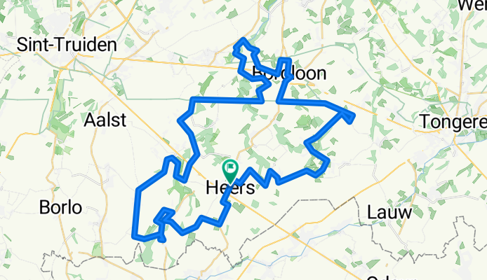De grote 'KATARAKT' fietsroute volgens fietscontreien 