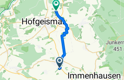 Route in der Bikemap App öffnen
