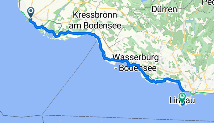 Bodenseeradweg Langenargen Lindau