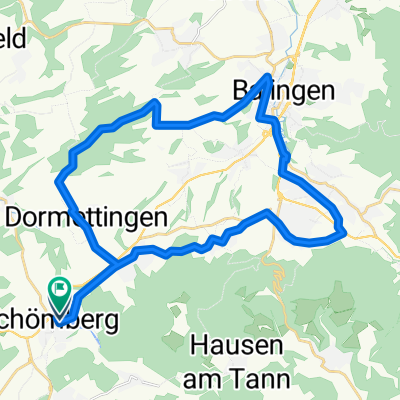 Schömberg Balingen über Formen und Kleiner Heuberg