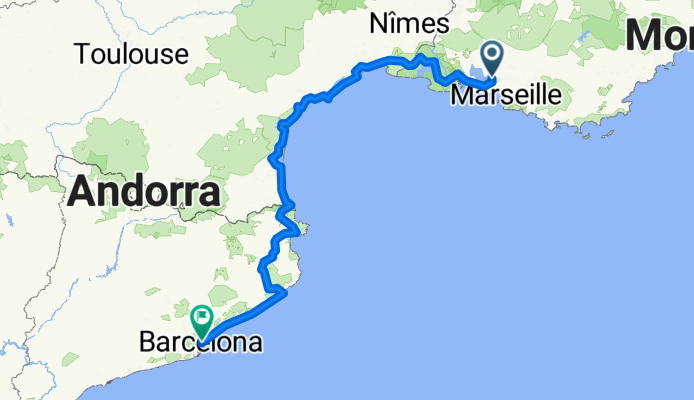 Marseille to Barcelona