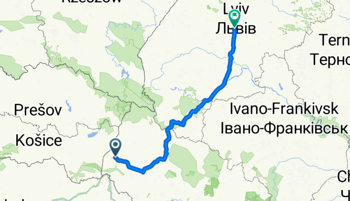 Ужгород-Стрий-Львів